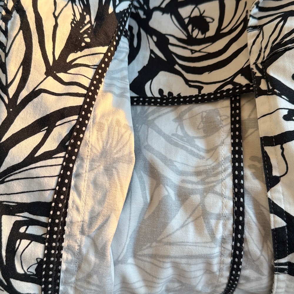 Coldwater Creek bold black and white jacket Small - Picture 4 of 8